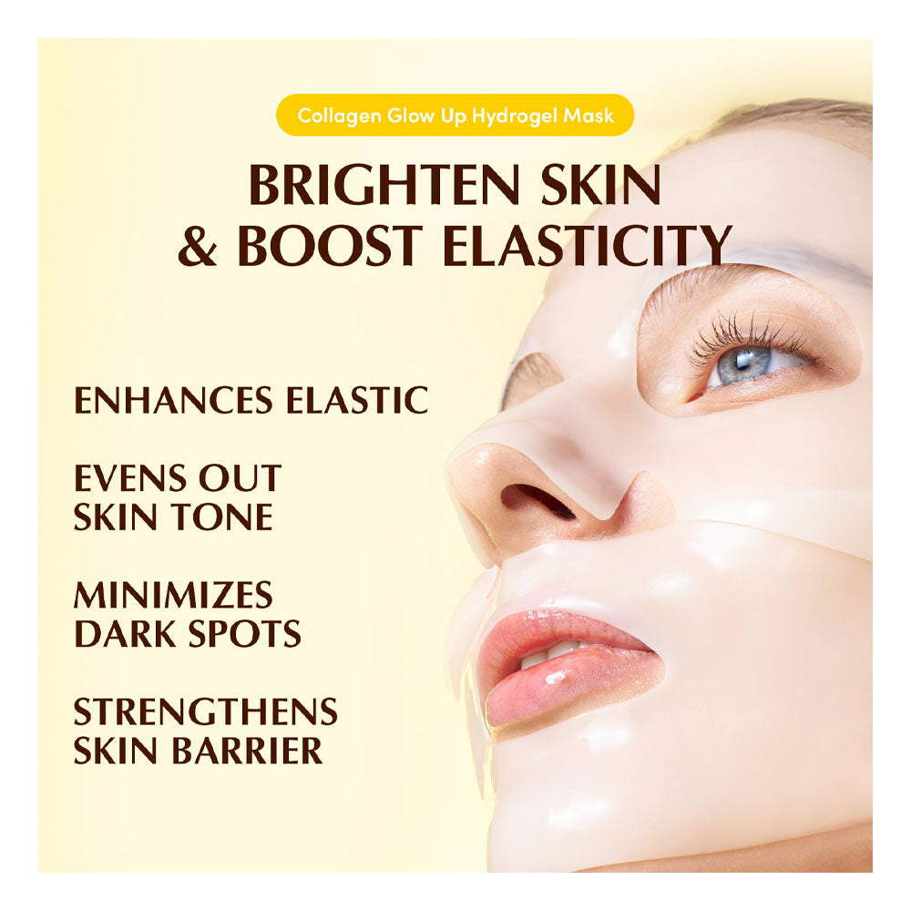 EQQUALBERRY Collagen Glow Up Hydrogel Mask - Peaches&Creme Shop Korean Skincare Malta