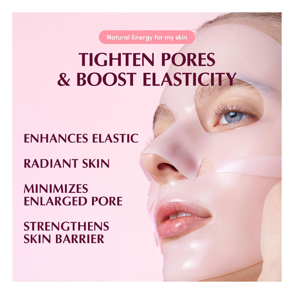 EQQUALBERRY Collagen Pore-Tight Up Hydrogel Mask - Peaches&Creme Shop Korean Skincare Malta