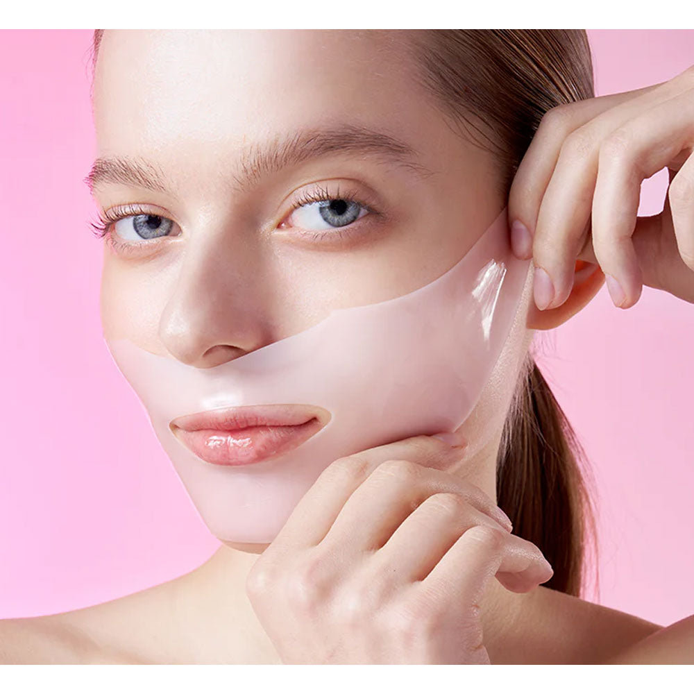 EQQUALBERRY Collagen Pore-Tight Up Hydrogel Mask - Peaches&Creme Shop Korean Skincare Malta