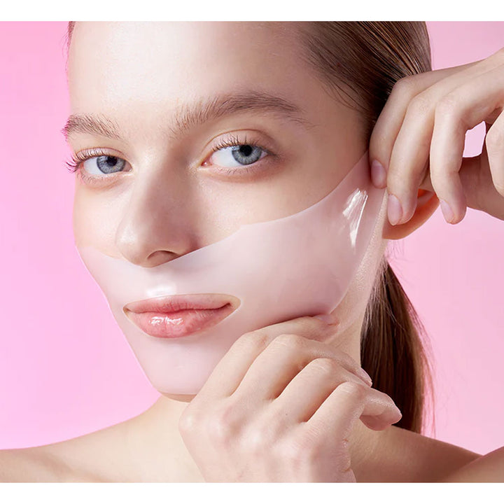 EQQUALBERRY Collagen Pore-Tight Up Hydrogel Mask - Peaches&Creme Shop Korean Skincare Malta