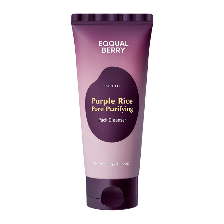EQQUALBERRY Purple Rice Pore Purifying Pack Cleanser - Peaches&Creme Shop Korean Skincare Malta