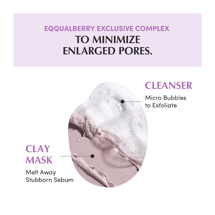 EQQUALBERRY Purple Rice Pore Purifying Pack Cleanser - Peaches&Creme Shop Korean Skincare Malta