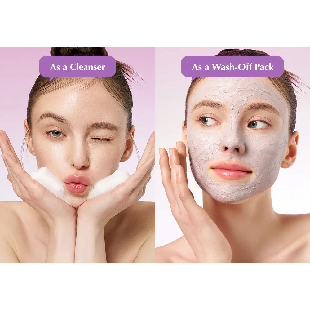EQQUALBERRY Purple Rice Pore Purifying Pack Cleanser - Peaches&Creme Shop Korean Skincare Malta