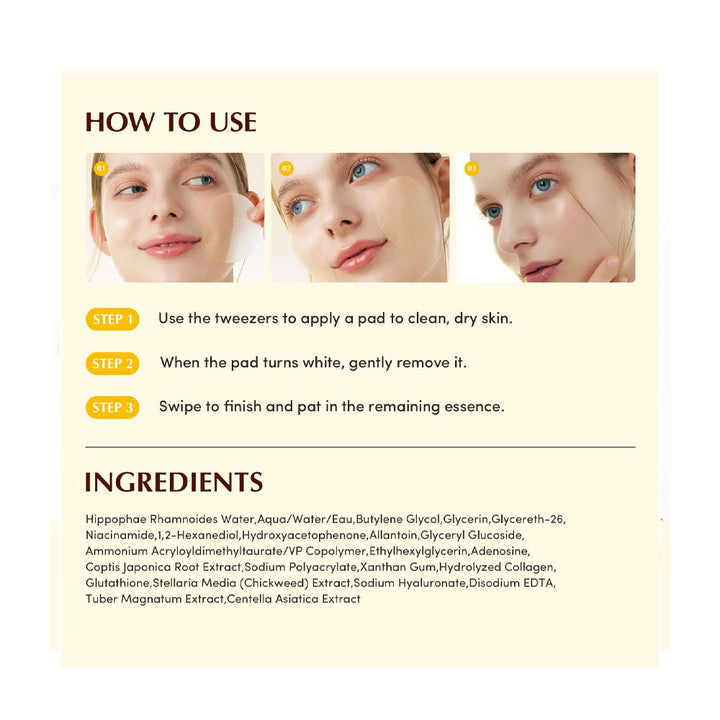 EQQUALBERRY Collagen Glow Up Gel Toner Pads - Peaches&Creme Shop Korean Skincare Malta