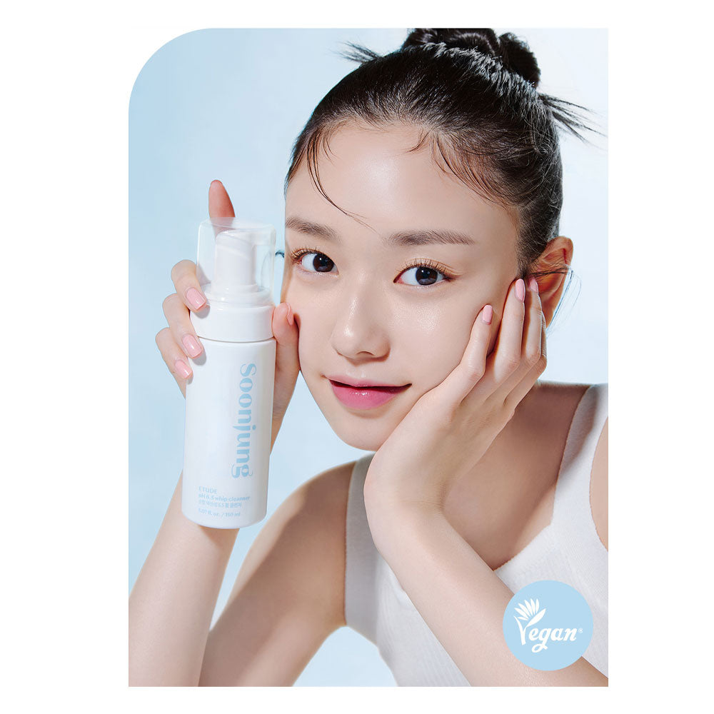 ETUDE Soon Jung pH 6.5 Whip Cleanser - Peaches&Creme Shop Korean Skincare Malta