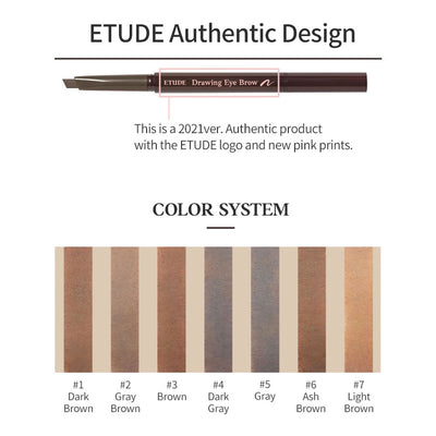 ETUDE Drawing Eye Brow - Peaches&Creme Shop Korean Skincare Malta