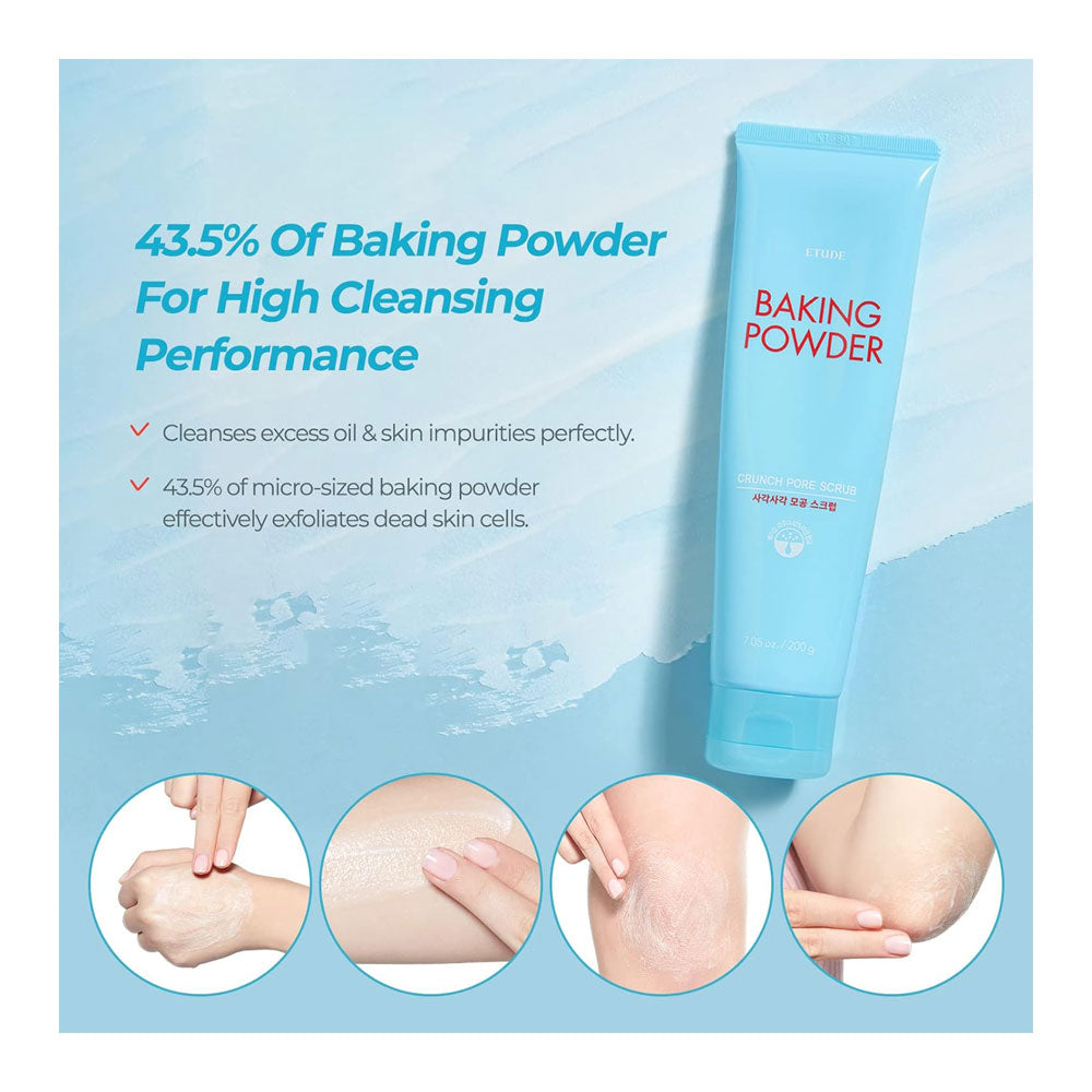 ETUDE Baking Powder Crunch Pore Scrub - Peaches&Creme Shop Korean Skincare Malta