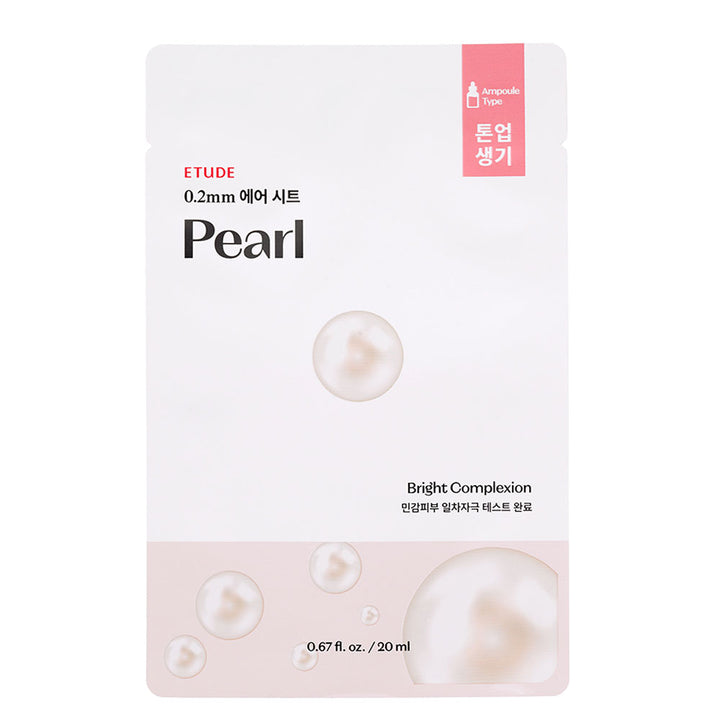 ETUDE 0.2 Therapy Air Mask [PEARL] - Peaches&Creme Shop Korean Skincare Malta