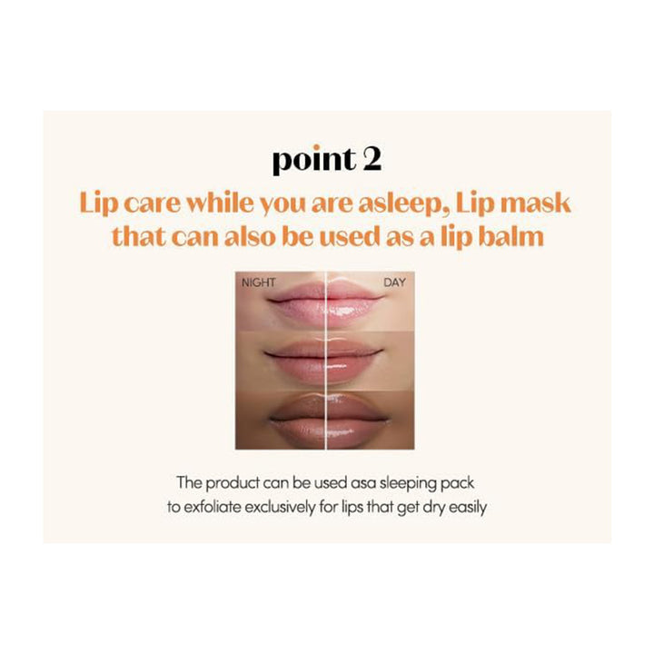 ETUDE Ginger Sugar Overnight Lip Mask - Peaches&amp;Creme Shop Korean Skincare Malta