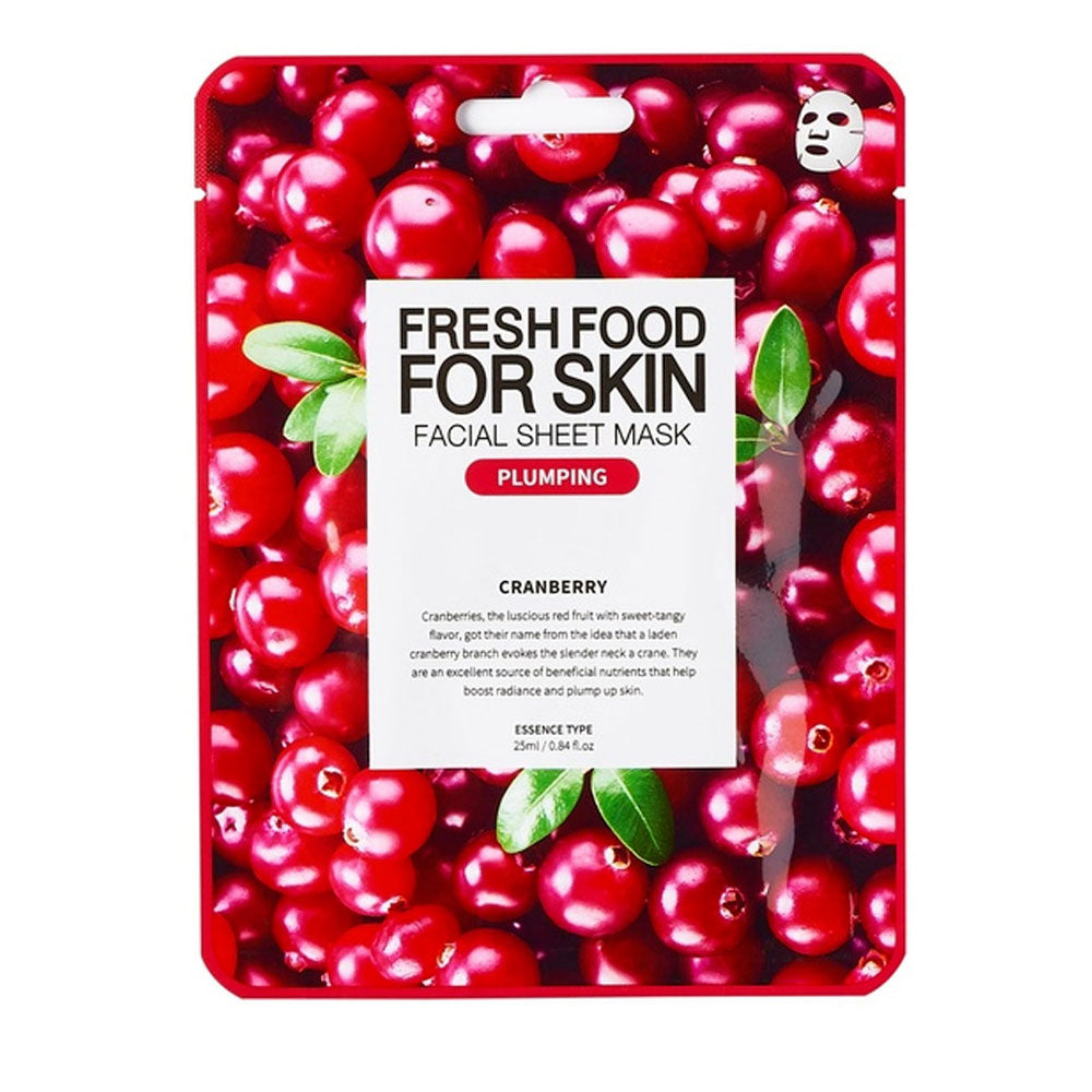 FARMSKIN Superfood For Skin Facial Sheet Mask CRANBERRY - K-Beauty ...