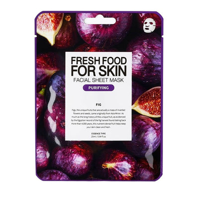 FARMSKIN Superfood For Skin Facial Sheet Mask FIG - Peaches&Creme Shop Korean Skincare Malta