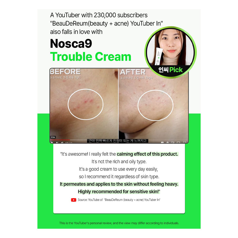 FATION NOSCA9 Soothing Cream S - Peaches&Creme Shop Korean Skincare Malta