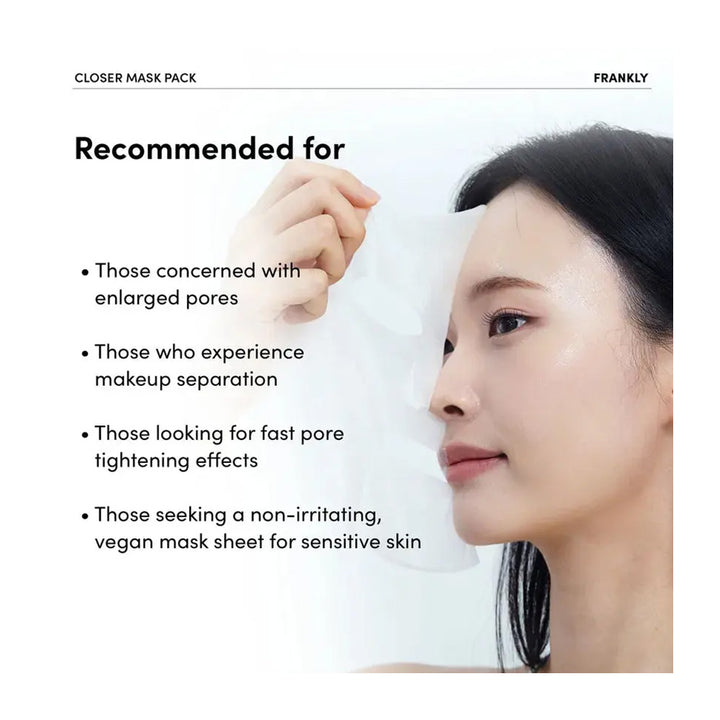 FRANKLY Closer Pore Minimizing Mask Pack - Peaches&Creme Shop Korean Skincare Malta