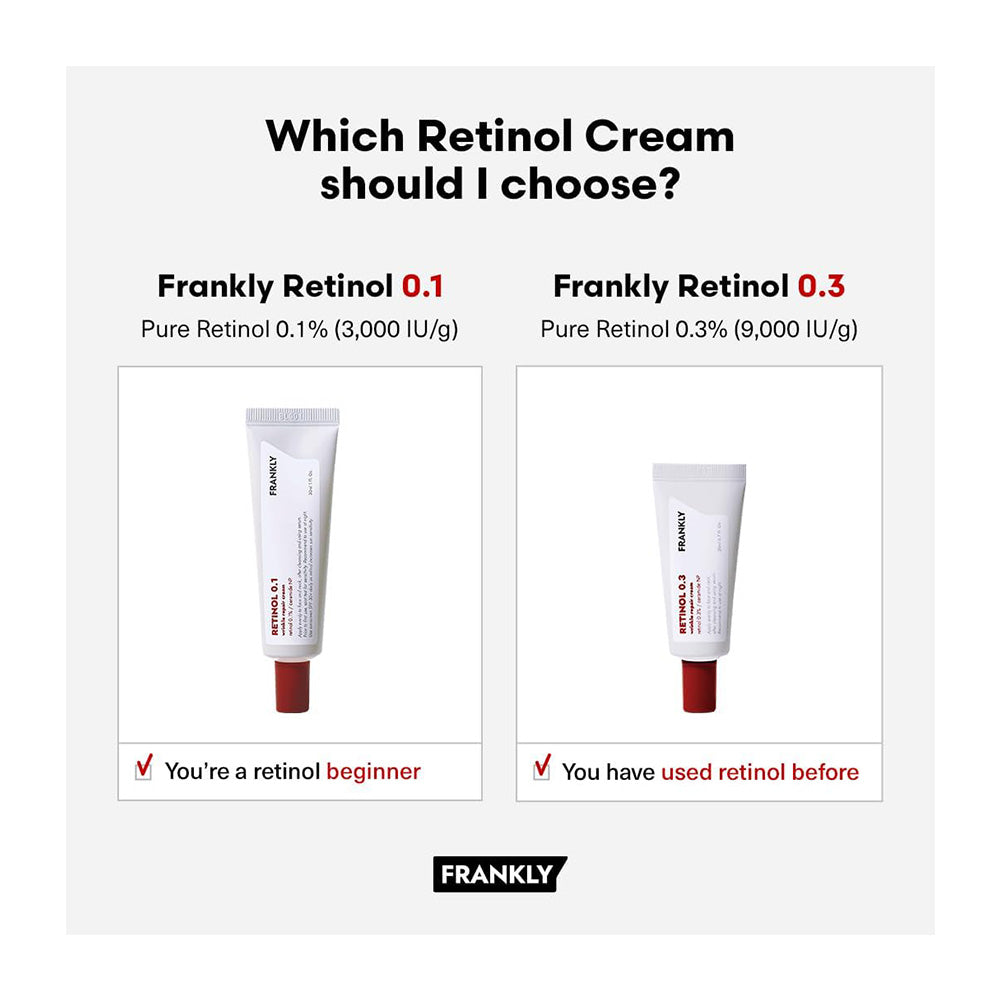 FRANKLY Retinol 0.3% Cream - Peaches&Creme Shop Korean Skincare Malta