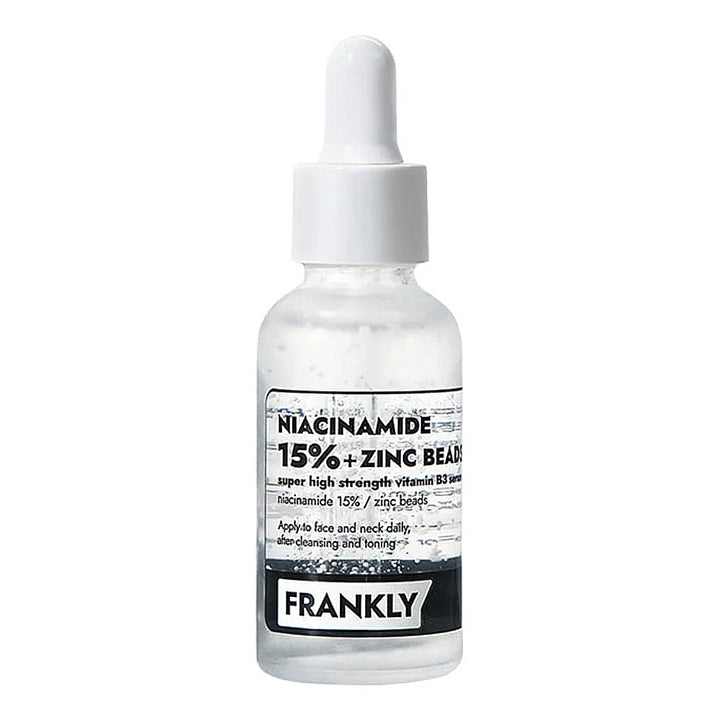 FRANKLY Niacinamide 15% Zinc Beads Serum - Peaches&Creme Shop Korean Skincare Malta