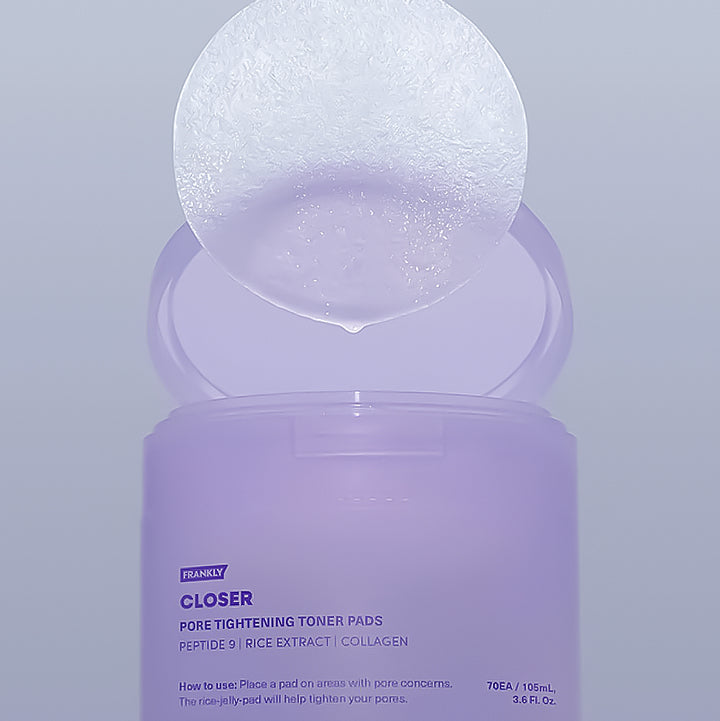 FRANKLY Closer Rice Jelly Toner Pads - Peaches&Creme Shop Korean Skincare Malta