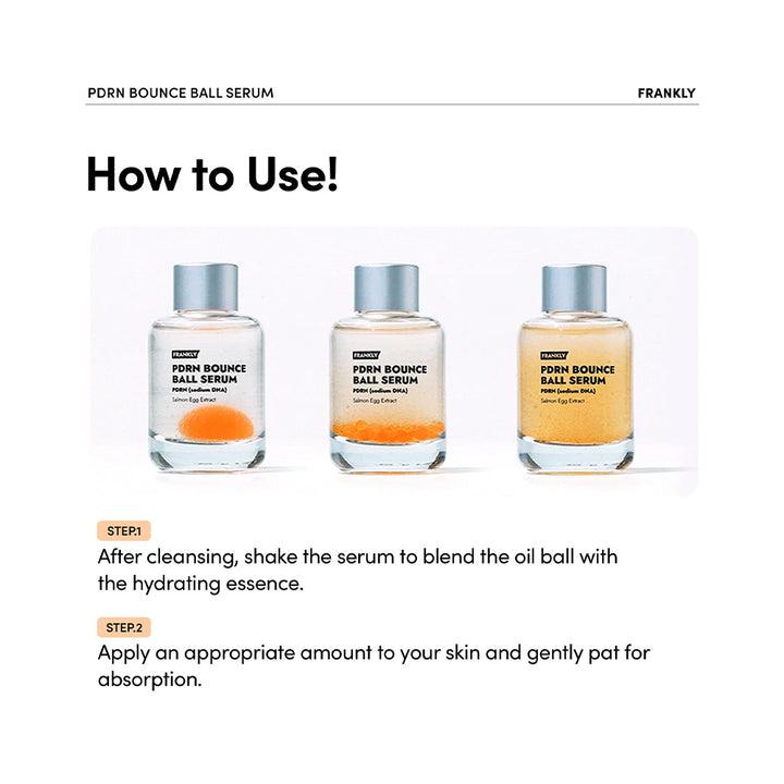 FRANKLY PDRN Bounce Ball Serum - Peaches&Creme Shop Korean Skincare Malta
