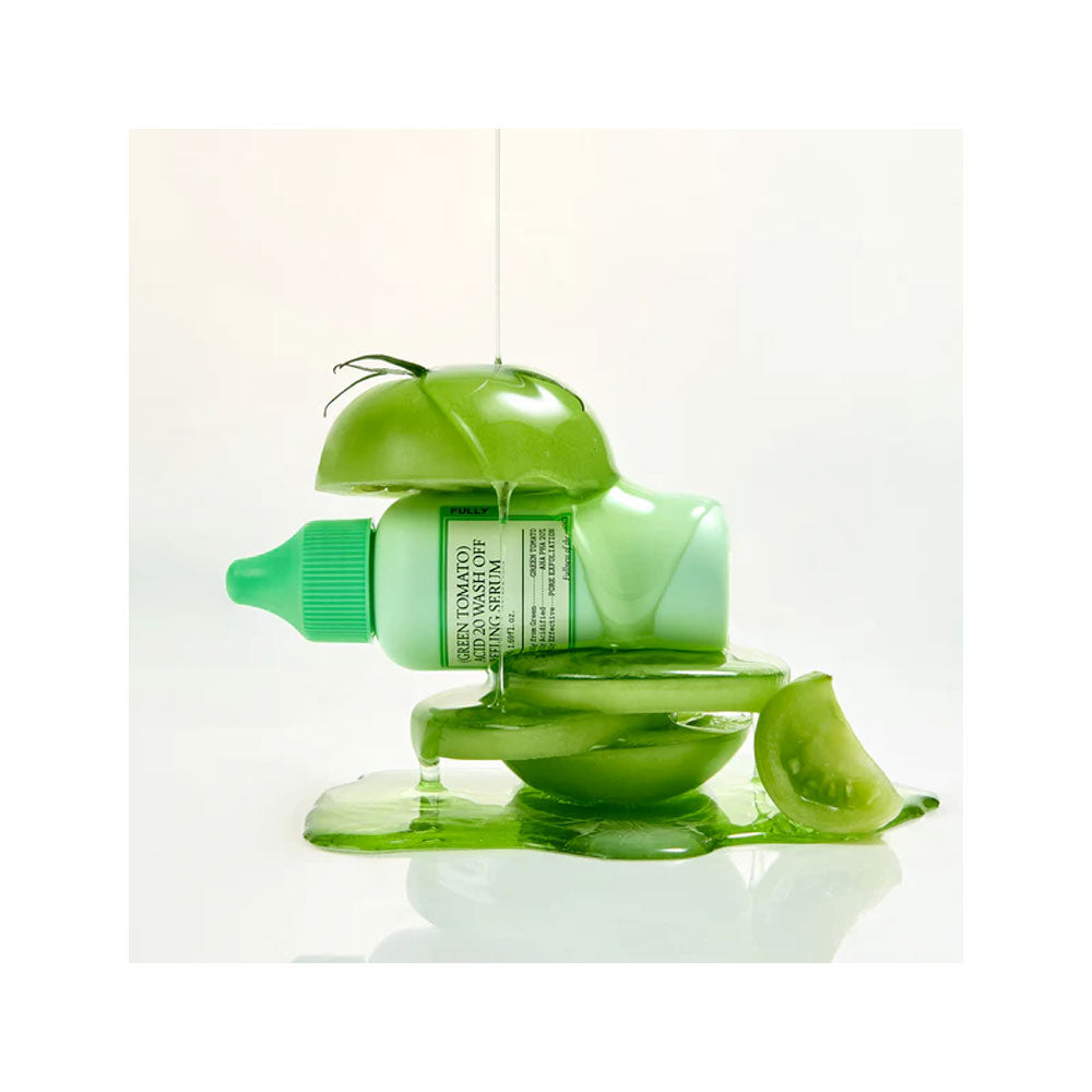 Green aloe vera gel product with packaging on a white background