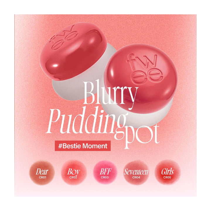 FWEE Lip & Cheek Blurry Pudding Pot - Peaches&Creme Shop Korean Skincare Malta