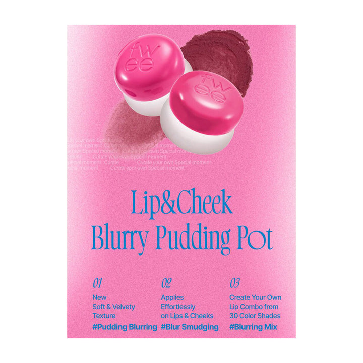 FWEE Lip & Cheek Blurry Pudding Pot - Peaches&Creme Shop Korean Skincare Malta