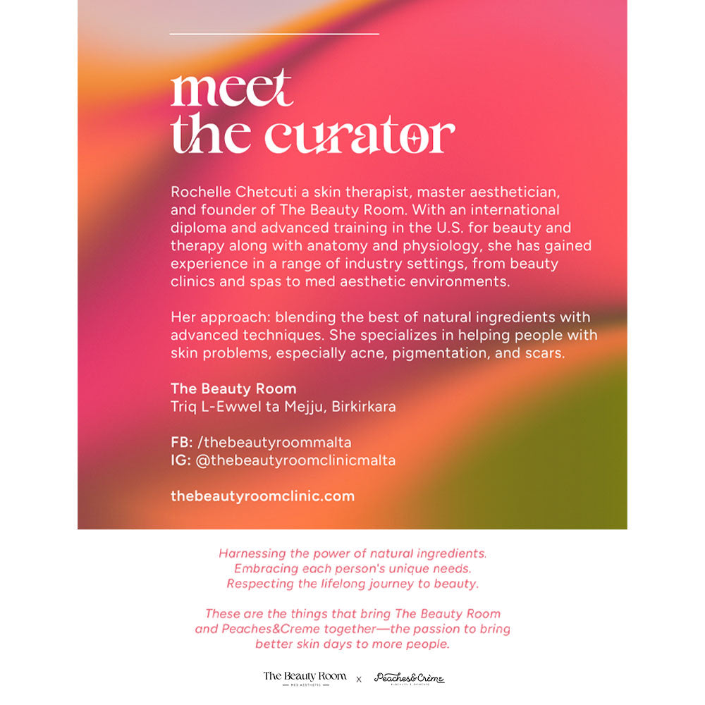 The Glow & Hydrate Edit Skincare Set - Peaches&Creme Shop Korean Skincare Malta