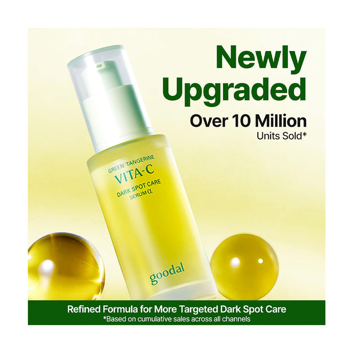 GOODAL Green Tangerine Vita C Dark Spot Serum - Peaches&Creme Shop Korean Skincare Malta