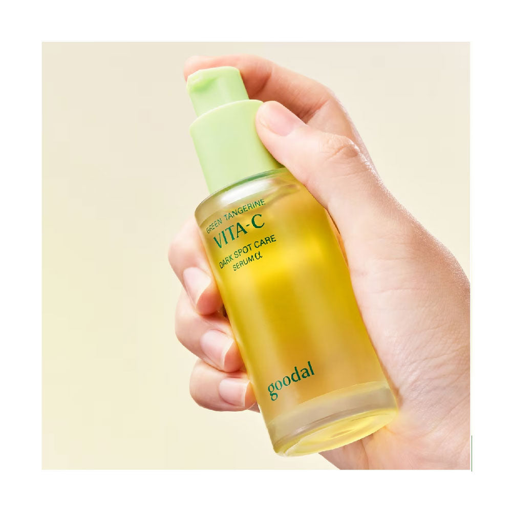 GOODAL Green Tangerine Vita C Dark Spot Serum - Peaches&Creme Shop Korean Skincare Malta