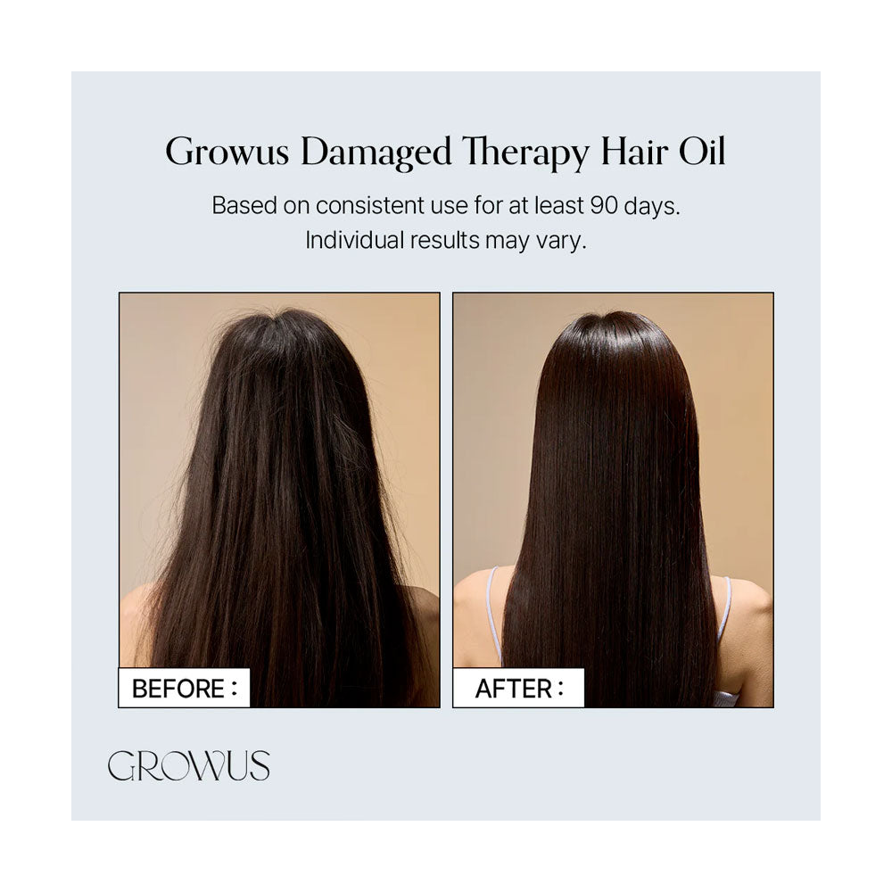 GROWUS Damage Therapy Hair Oil - Peaches&Creme Shop Korean Skincare Malta