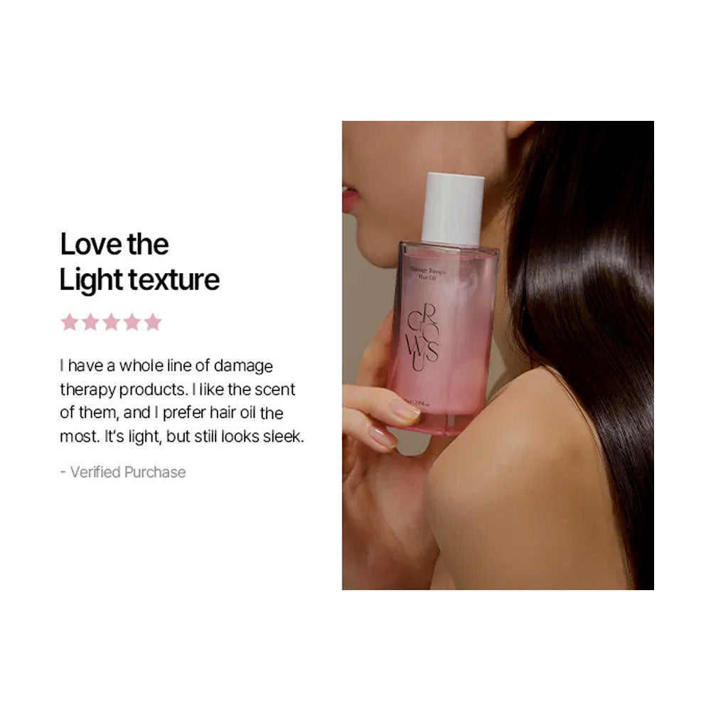 GROWUS Damage Therapy Hair Oil - Peaches&Creme Shop Korean Skincare Malta