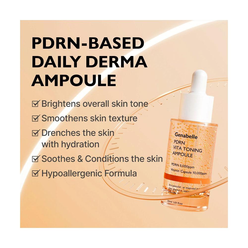 GENABELLE PDRN Vita Toning Ampoule - Peaches&Creme Shop Korean Skincare Malta