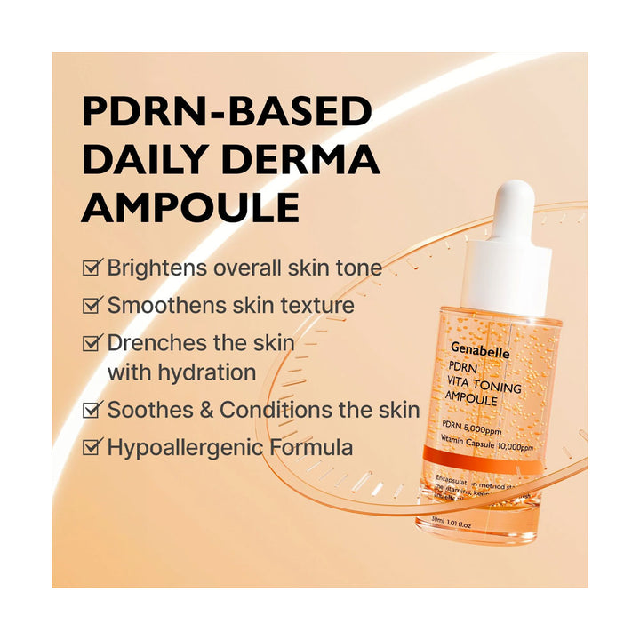 GENABELLE PDRN Vita Toning Ampoule - Peaches&Creme Shop Korean Skincare Malta