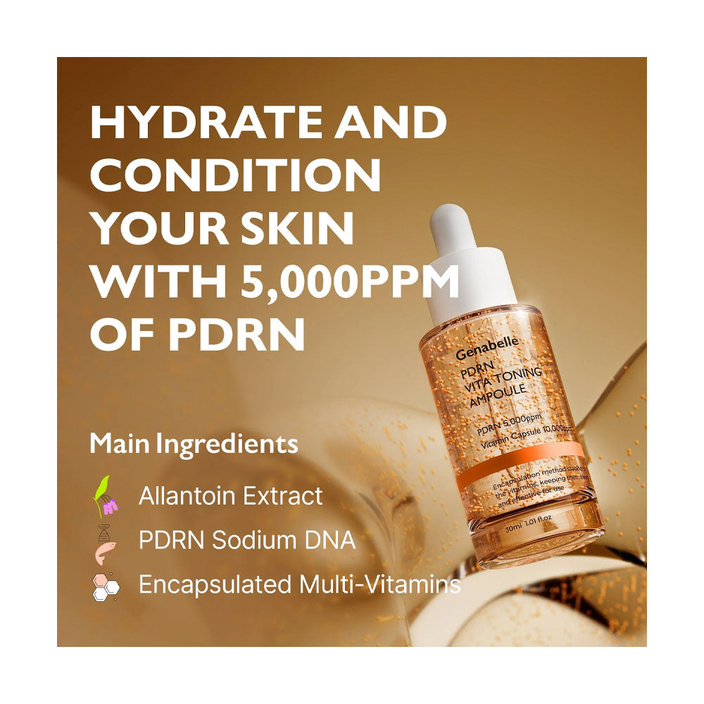 GENABELLE PDRN Vita Toning Ampoule - Peaches&Creme Shop Korean Skincare Malta