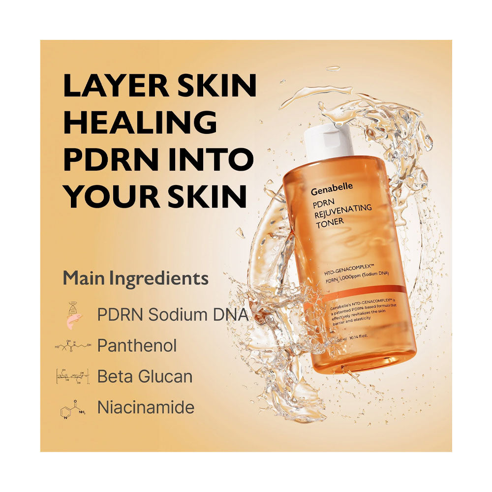 GENABELLE PDRN Rejuvenating Toner - Peaches&Creme Shop Korean Skincare Malta