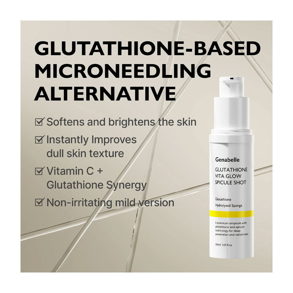 GENABELLE Glutathione Vita Glow Spicule Shot - Peaches&Creme Shop Korean Skincare Malta