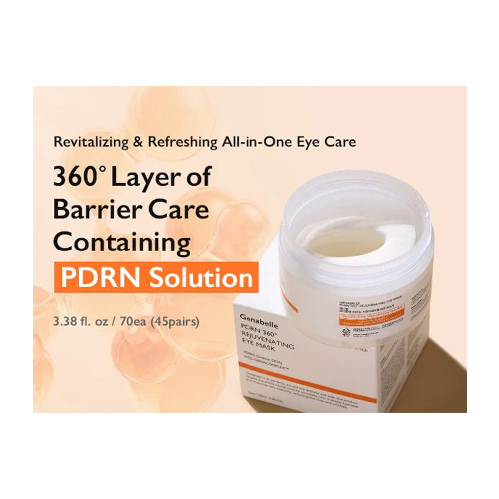 GENABELLE PDRN 360° Rejuvenating Eye Mask -Peaches&Creme Shop Korean Skincare Malta