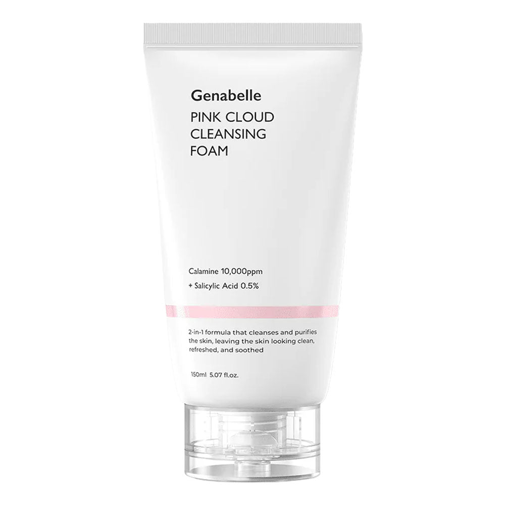 GENABELLE Pink Cloud Cleansing Foam - Peaches&Creme Shop Korean Skincare Malta