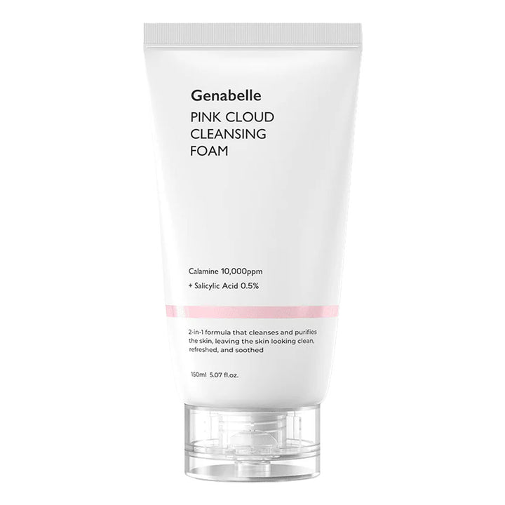 GENABELLE Pink Cloud Cleansing Foam - Peaches&Creme Shop Korean Skincare Malta