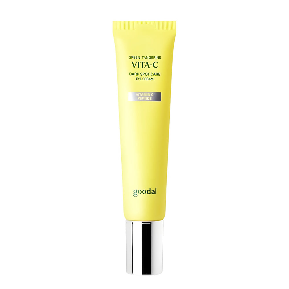GOODAL Green Tangerine Vita C Dark Circle Eye Cream - Peaches&amp;Creme Shop Korean Skincare Malta