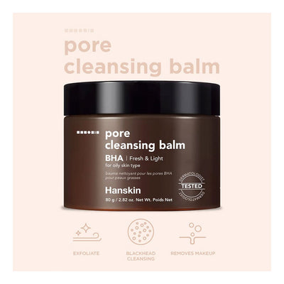 HANSKIN BHA Pore Cleansing Balm - Peaches&Creme Shop Korean Skincare Malta