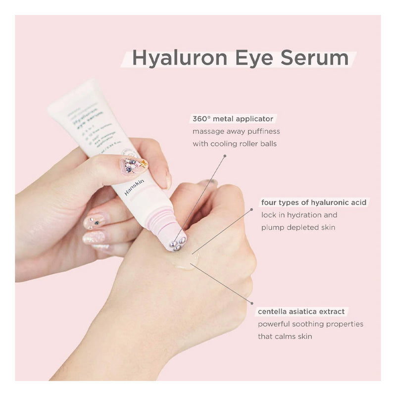 HANSKIN Real Complexion Hyaluron Eye Serum - Peaches&Creme Shop Korean Skincare Malta
