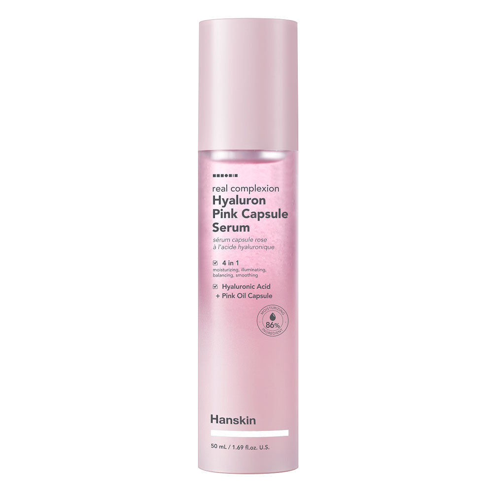 HANSKIN Real Complexion Hyaluron Pink Capsule Serum - Peaches&Creme Shop Korean Skincare Malta