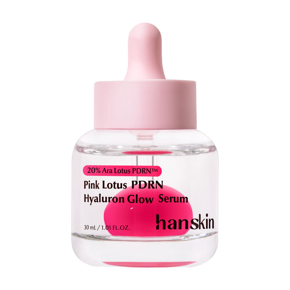 HANSKIN Pink Lotus PDRN Hyaluron Glow Serum - Peaches&Creme Shop Korean Skincare Malta