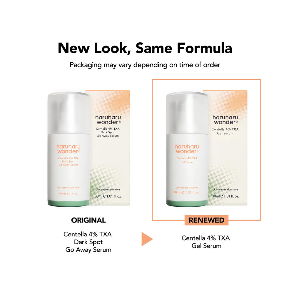 HARUHARU WONDER Centella 4% TXA Dark Spot Go Away Serum - Peaches&amp;Creme Shop Korean Skincare Malta