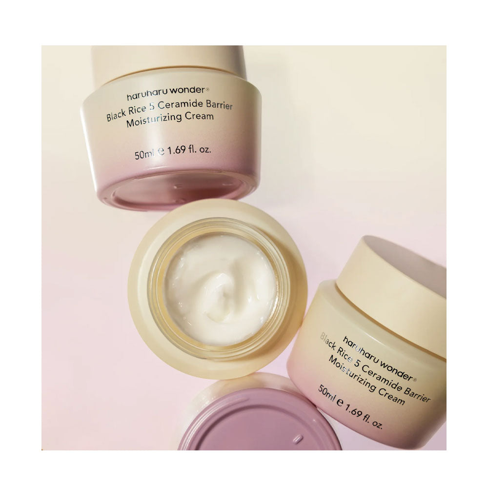HARUHARU WONDER BBlack Rice 5 Ceramide Barrier Moisturizing Cream -Peaches&Creme Shop Korean Skincare Malta
