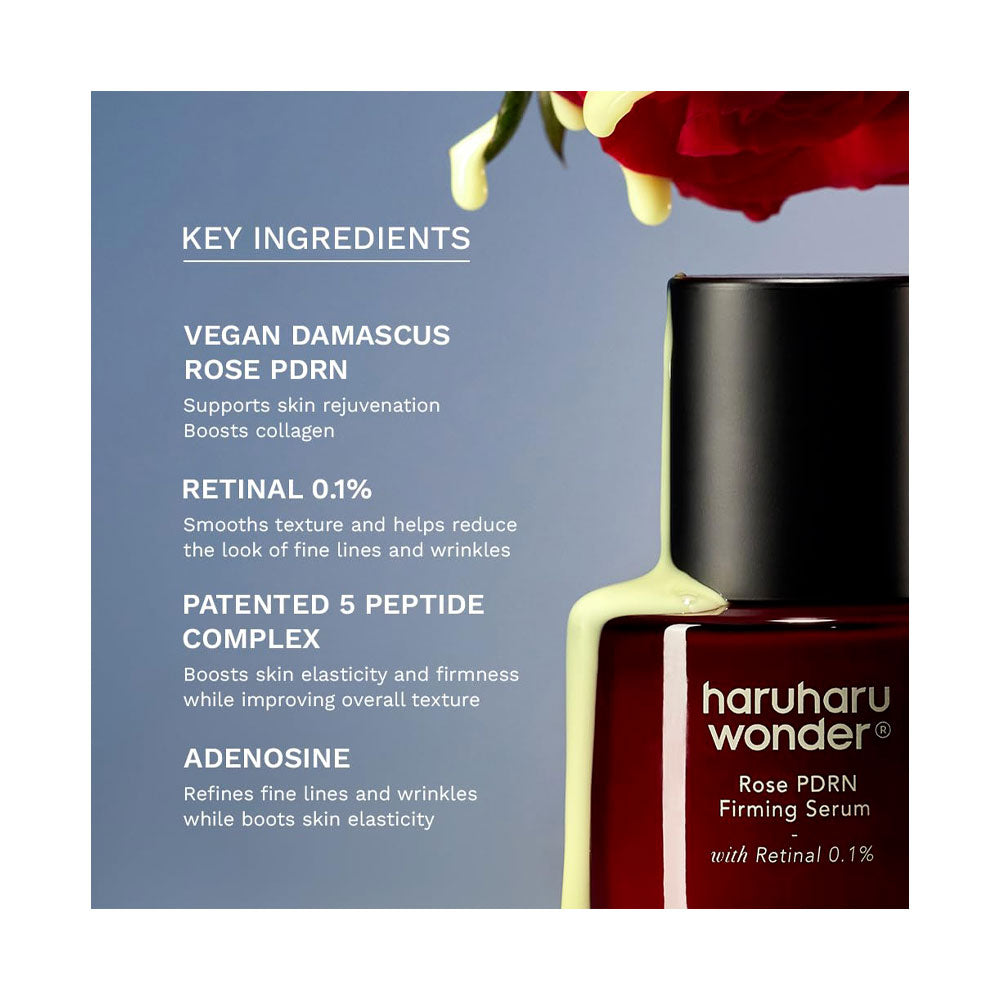 HARUHARU WONDER Rose PDRN Firming Serum - Peaches&Creme Shop Korean Skincare Malta