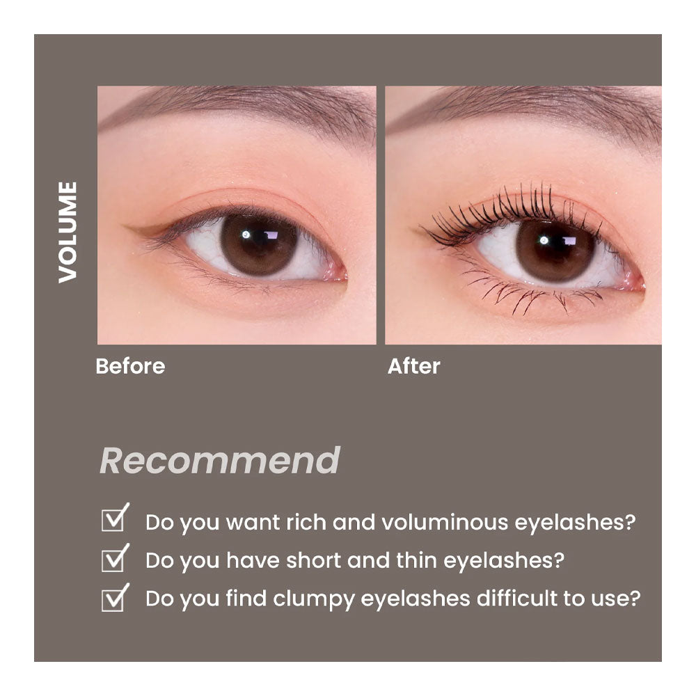 HEIMISH Dailism Smudge Stop Mascara  VOLUME - Peaches&Creme Shop Korean Skincare Malta