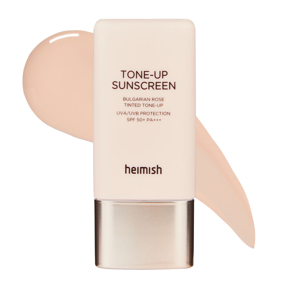 HEIMISH Bulgarian Rose Tinted Tone-up Sunscreen SPF50+ PA+++ - Peaches&Creme Shop Korean Skincare Malta