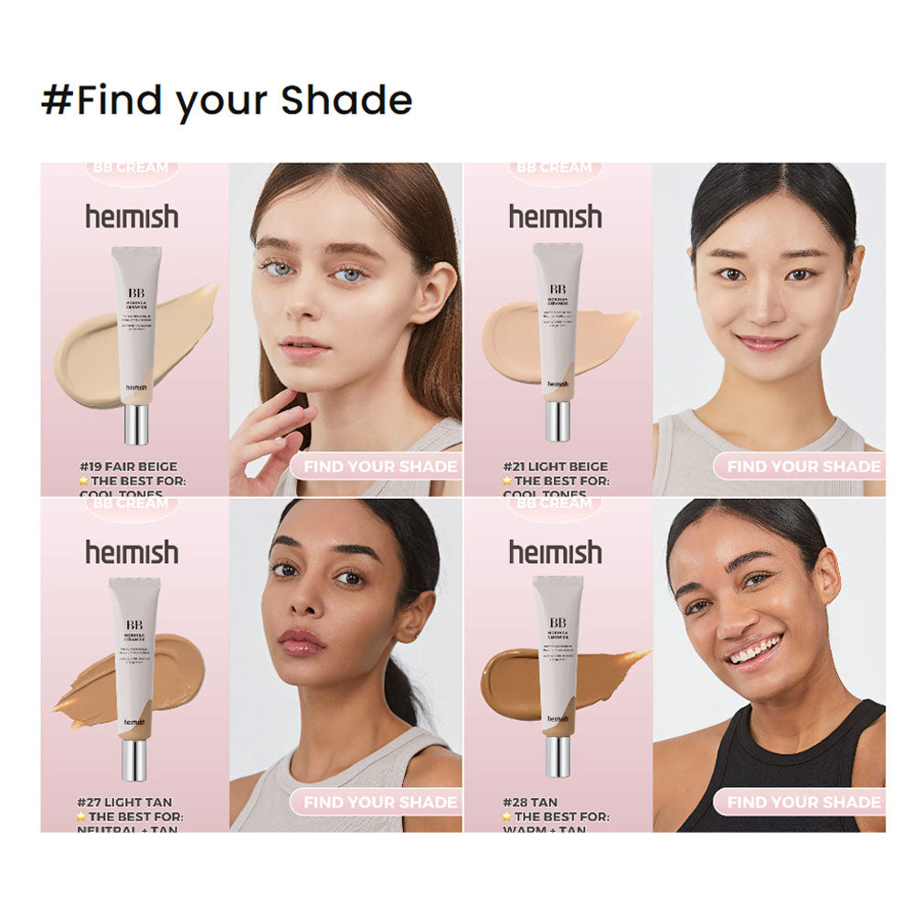 HEIMISH Moringa Ceramide BB Cream - Peaches&Creme Shop Korean Skincare Malta