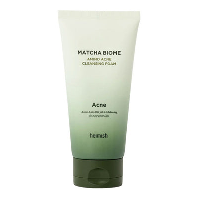 HEIMISH Matcha Biome Amino Acne Cleansing Foam - Peaches&Creme Shop Korean Skincare Malta