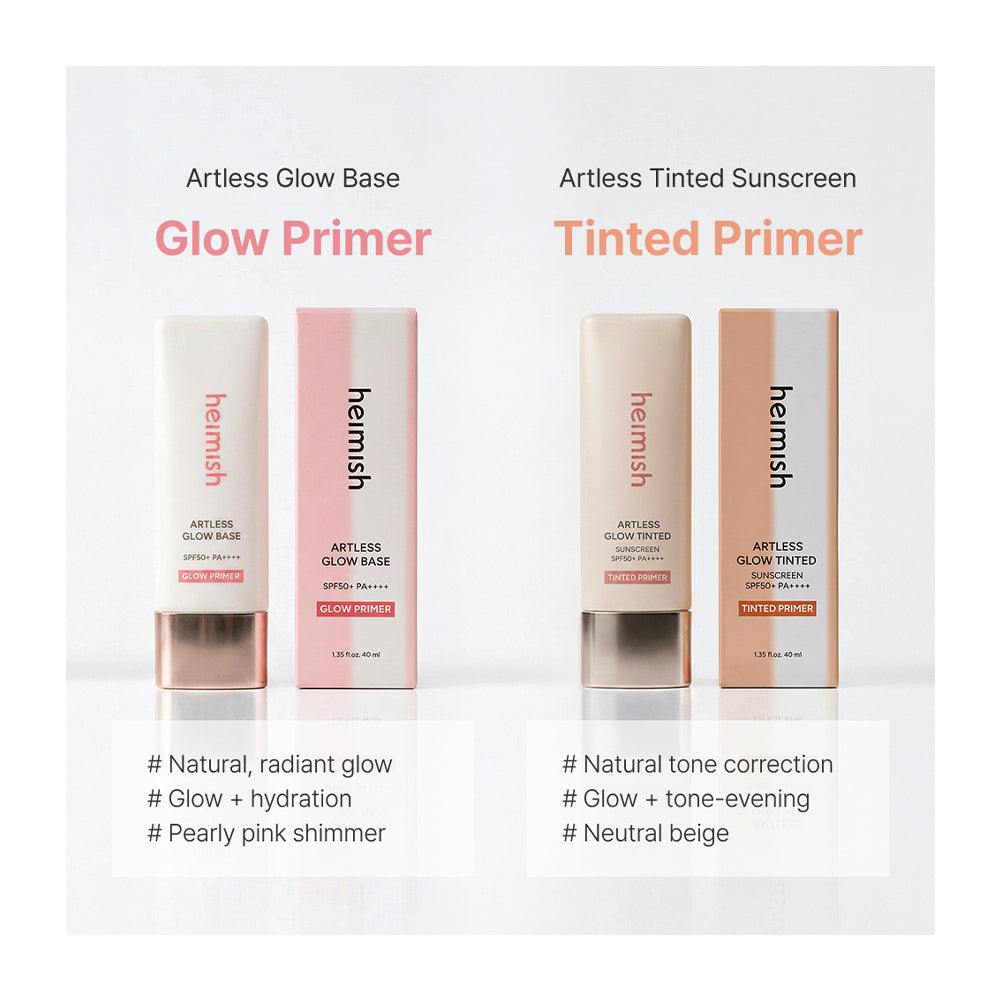 HEIMISH Artless Glow Tinted Sunscreen Shine Beige - Peaches&amp;Creme Shop Korean Skincare Malta
